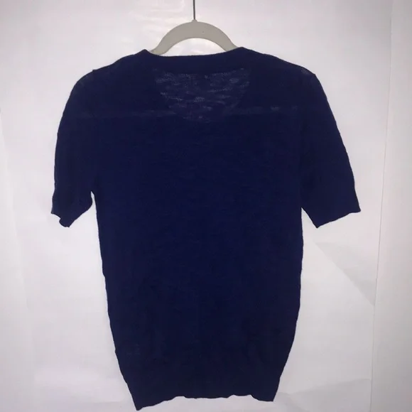 J crew NWT blue top never worn - Picture 3 of 4